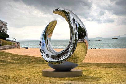 Moon Phase#4 - A Sculpture & Installation Artwork by Daniel Kei Wo